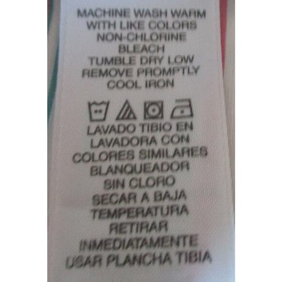 Villager Liz Claiborne Women's Multi Color Striped Long Sleeve Blouse Size 22W - Picture 10 of 10